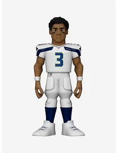 Modellino da 5 pollici oro vinile NFL Seahawks Russell Wilson CHASE di Funko - Foto 1 di 2