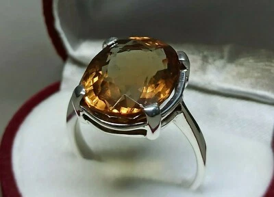 Oval Cut 16 Ct Big Alexandrite Sterling Silver 925 Handmade Women Elegant Ring — 第 1/4 张图片