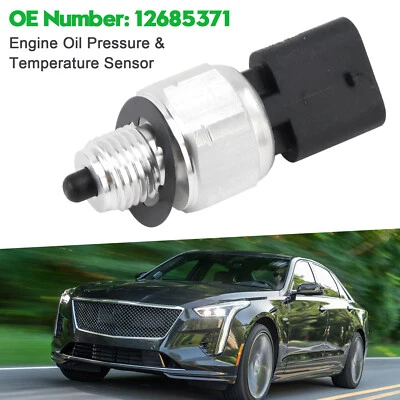 Engine Oil Pressure & Temperature Sensor 12685371 For Chevy Silverado Cadillac - Image 1 of 4