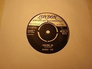 45rpm....Bobby Vee........Stayin' In.......60s Pop... - Picture 1 of 1