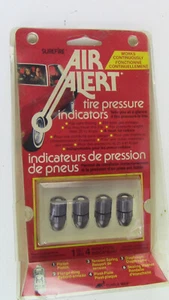 Vintage New old Stock Air Alert Tire Pressure Indicators Sets Of 4 SUREFIRE - Foto 1 di 6