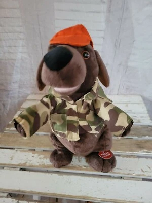 Sound n Light 猎人 狗 毛绒 动画 唱歌 小狗 舞蹈 圣诞节 家居装饰 — 第 1/4 张图片