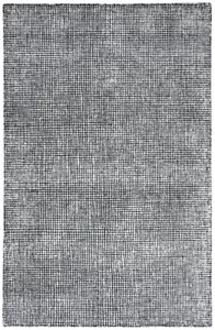 2x8 Rizzy Rugs Black Solid Wool Shaded Tufted Runner TAL102 - Aprx 2' 6" x 8' - Picture 1 of 2