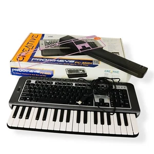 Creative Labs Prodikeys PC-MIDI CF0040 Music Multimedia Keyboard USB - Picture 1 of 11
