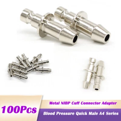 Conector de manguito nuevo en caja manguera de presión arterial rápida para hombres/macho enchufe de bayoneta A4 100 piezas Foto 1 de 4