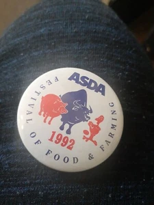 Insignia vintage Asda Festival of Food 1992 - Imagen 1 de 3