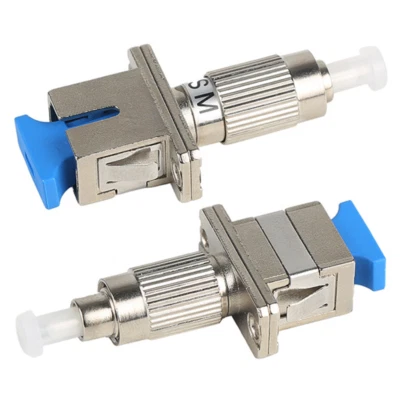 FC/UPC Male to SC/UPC Female SM-9/125μm Fiber Optical Coupler Adapter Connector - Image 1 of 4