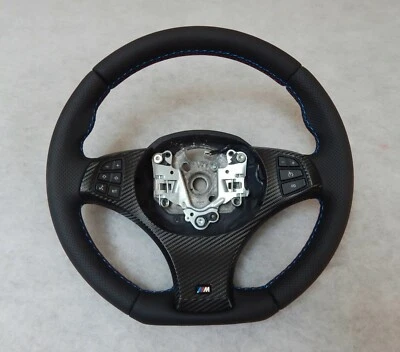 BMW X5 E53 X3 E83 STEERING WHEEL M-SPORT FLAT CUSTOM 3063330 2004-2009 4.4 4.8i  - Image 1 of 4