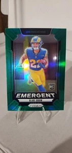 BLAKE CORUM RC 2024 Panini Prizm Green Prizm Parallel Emergent #10 Rams Rookie - Picture 1 of 2