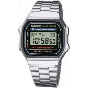 NEW Casio A-158 Men's Digital Watch - Silver | Alarm, Light, Warranty - Picture 1 of 9