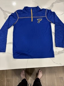 St.Louis Blues Viertelreißverschluss Shirt Kinder Large - Bild 1 von 8