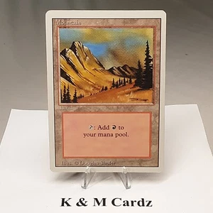 MTG - 3rd Edition - Revised - Mountain #292 - Common - LP+ NM - Picture 1 of 3