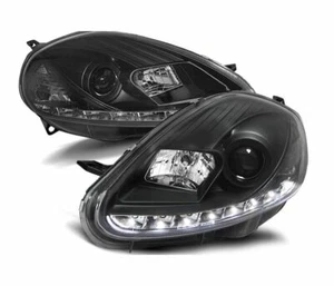 headlights for FIAT GRANDE PUNTO 2008 2009 daylight black LHD - Picture 1 of 3