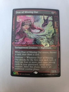 Fear of Missing Out (Vitrina) Duskmourn: House of Horror Foil - Imagen 1 de 2