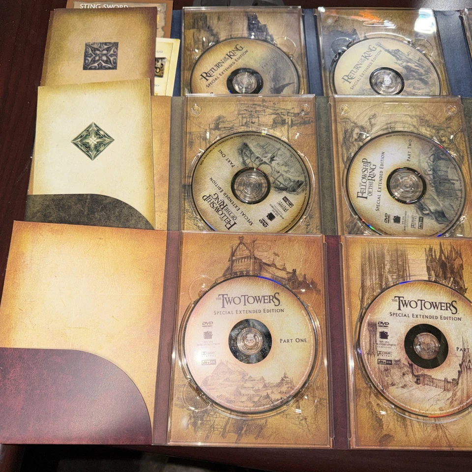 The Lord of the Rings Trilogy 12 DVD Box Set Special Extended Edition Foto 1 de 4