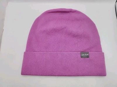 Новый Skida 100% кашемир Wheelock вязаный Beanie в люпин сирень - Изображение 1 из 4