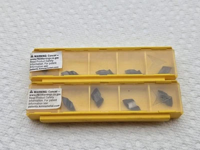 Kennametal NT2R KCU25 Top Notch Threading Inserts Carbide Indexable - 9 pcs - Image 1 of 4