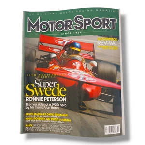 Motor Sport Magazine October 2008 Ronnie Peterson Tribute Goodwood Revival - Picture 1 of 1