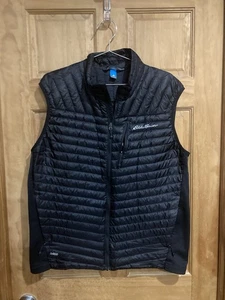 Eddie Bauer First Ascent Vest Goose Down EB800 Full Zip Puffer Mens L - Picture 1 of 6
