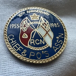 1985 Royal Canadian Navy RCN 30th Anniversary Chief & Po’s Ass’n Challenge Token - Picture 1 of 3