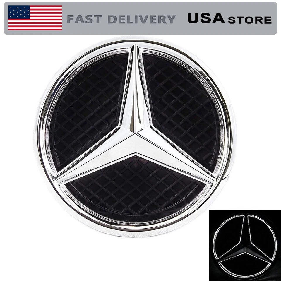 Fits for Mercedes Benz SLK Class SLK250 SLK350 2011-17 Front Emblem.Bumper w/LED Foto 1 de 4