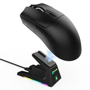 ATTACK SHARK X1 Wireless Gaming Maus & RGB Ladestation 40K DPI Tri-Mode 53g - Bild 1 von 11
