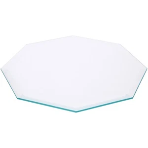 Plymor 8" Octagon, 5mm Thick Beveled Clear Glass - Picture 1 of 1