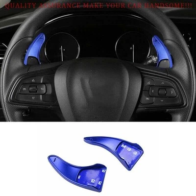 For Buick Envision 2021-2024 Blue Alloy Steering Wheel Shifter Paddle Extension - Изображение 1 из 4