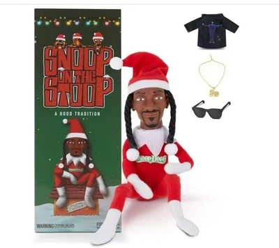 Snoop on The Stoop Snoop Dogg Christmas Red Plush Figurine Christmas Gifts