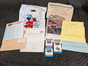 Inaugural Walt Disney World Speedway NASCAR Truck Race Program. Tickets, Package - Picture 1 of 12