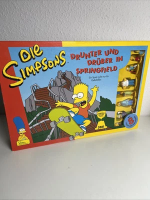 Die Simpsons Drunter und drüber in Springfield Spielfiguren 2000 Brettspiel - Bild 1 von 3