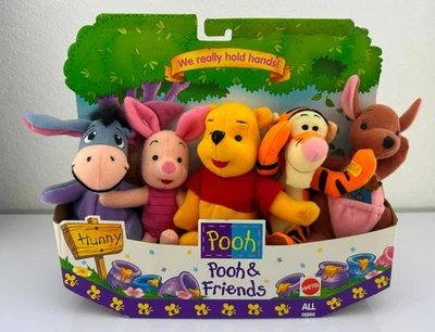 1997 Rare, Vintage Collectible Pooh & Friends Plush 6" Stuffed Animals NEW - Image 1 of 4