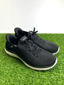 Skechers Swift Fit Hands Free Tennis Shoes Womens 7.5 Black Trainers Sneakers - Picture 1 of 12
