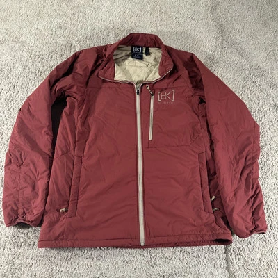 Chaqueta Burton Para Hombre Grande Naranja Rojo AK Helio INS Cremallera Completa Exterior Gorpcore W19 Foto 1 de 4