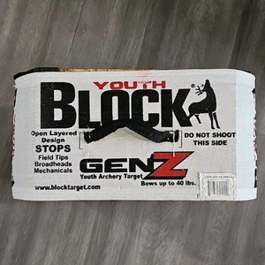 Field Logic GenZ 16" BLOC TIR À L'ARC JEUNESSE noir et blanc cible ouverte extérieur - Photo 1/5