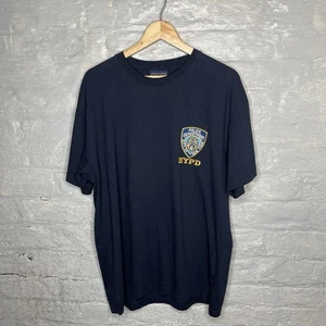 Camiseta de colección del Departamento de Policía de Nueva York azul marino para hombre cuello redondo XL - Imagen 1 de 10