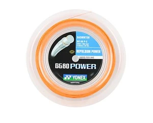 Yonex BG80 Power Badmintonsaite BG 80 - 200m Rolle hell - orange - Bild 1 von 1