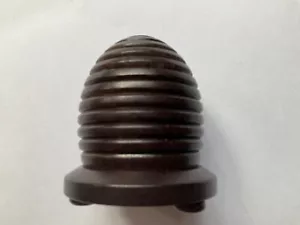 Wood Beehive Thimble Box. - Picture 1 of 4