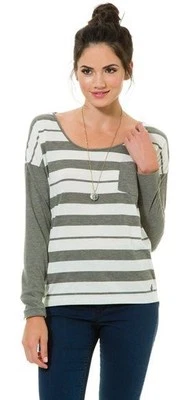 $35 NEW VOLCOM SURF WOMEN V.CO SHINES L/S TOP CAMI TEE SHIRT SMALL code ii164 - Image 1 of 4