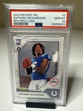 2023 Panini Instant RPS First Look /1911 Anthony Richardson RC card