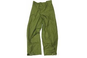 Danish army waterproof over trousers rain gear wet lightweight pants military