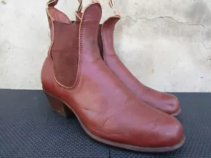 Vintage RM Williams Boots Bushman Brown Cuban Australia Size Aus 8.5 G | US 9.5 - Picture 1 of 9