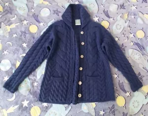 Aran Strickjacke L (Made in Irland) Super Soft Merino - Bild 1 von 6