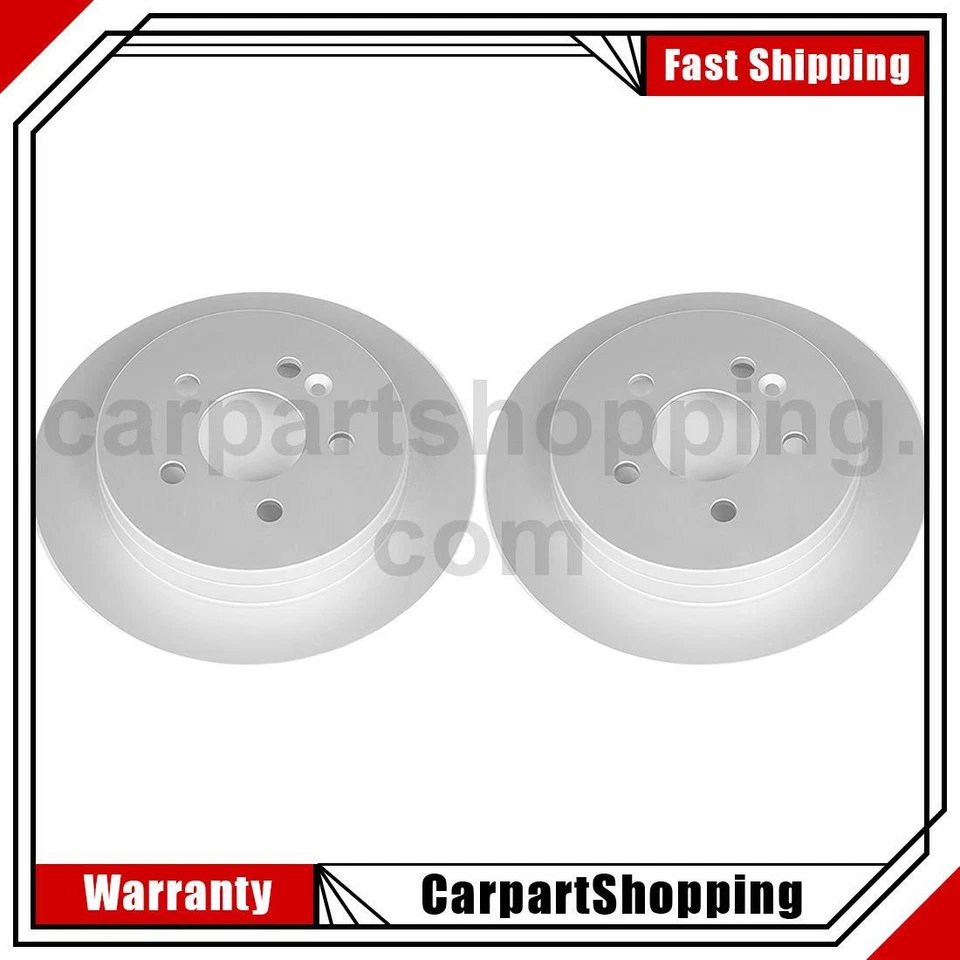 2 rotores de freno traseros para Mercedes-Benz ML320_C 2000 2001 2002 2003 1998 1999 Foto 1 de 2