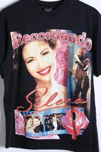 Vintage 90s Selena Dreaming Of You Rap T-Shirt Bootleg All Over Print - Size M - Picture 1 of 6