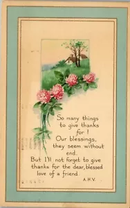 Vintage Postcard Gibson Card Postcard Blessings Kensington Station Cancel 1921 - Picture 1 of 4
