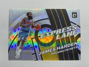 2021-22 Donruss Optic James Harden Express Lane Holo Prizm #13