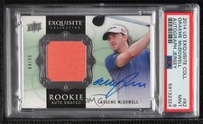 2014 Exquisite Collection Swatch /99 Graeme McDowell PSA 9 MINT Rookie Auto RC