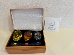 Pokemon Evolution Stone with Box Set fire Water Lightning Figure Bandai Japan - Picture 1 of 10