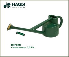 Haws 450/GRN 'Conservatory', outdoor plastic GREEN watering can 2,25 lt.
